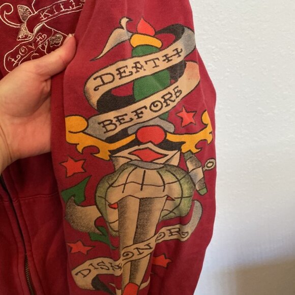 Ed Hardy women’s hoodie size XXL - Picture 4 of 7